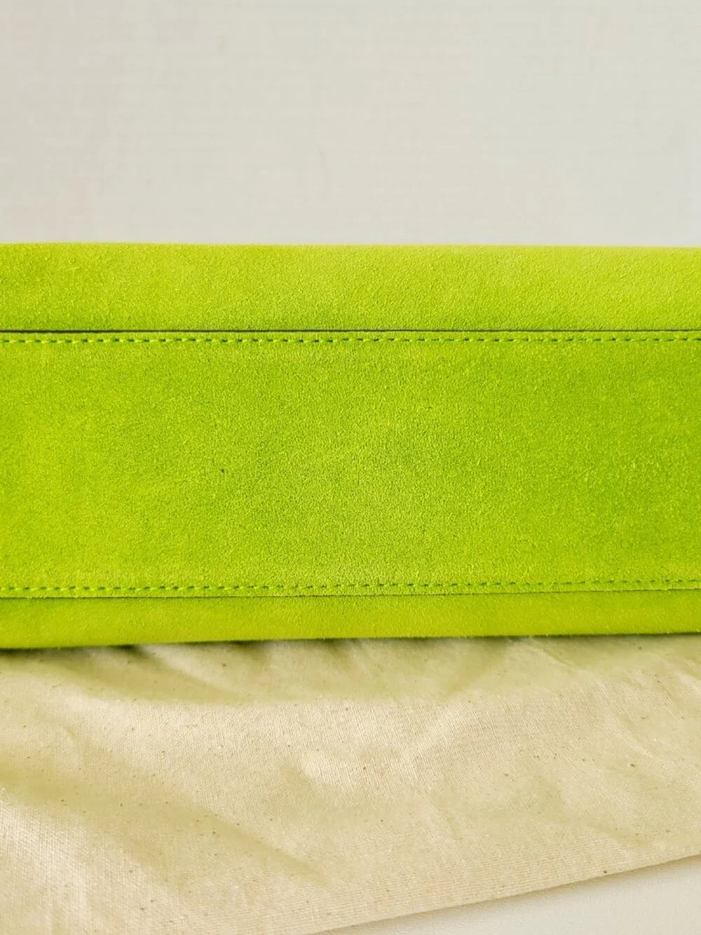 Tory Burch Rory Novelty Suede Flap Shoulder Bag Bitter Lime Multi Straps $675